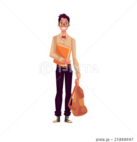 College, university student, geek in square College, university student, geek in square 25888697
