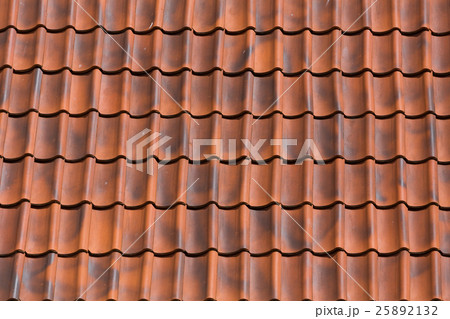 Red tiles roof background Red tiles roof background 25892132