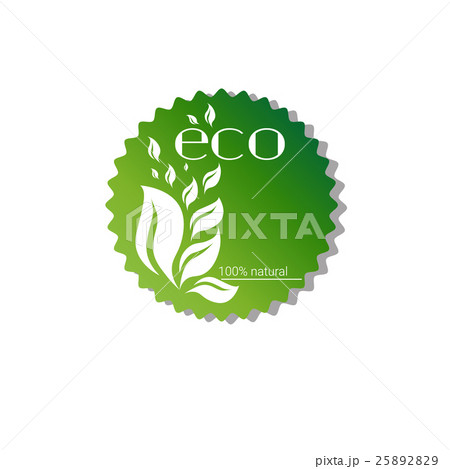 Eco Friendly Organic Natural Product Web Icon 25892829