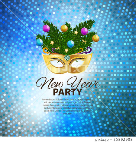 Abstract Beauty Merry Christmas and New Year Party 25892908