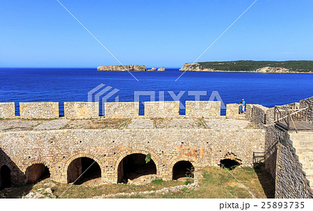 view on Nvarino bay inside the Neokastro fortress 25893735