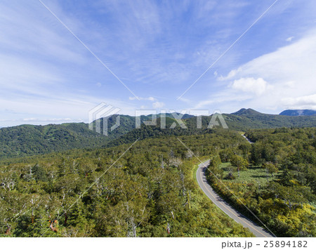 ニセコ パノラマライン 空撮 ニセコ パノラマライン 空撮 25894182