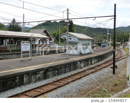 秩父 駅のホーム上長瀞駅 秩父 駅のホーム上長瀞駅 25894857