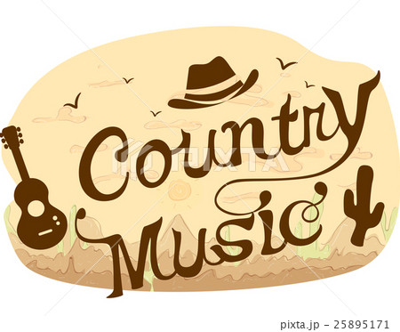 Country Music Typography 25895171