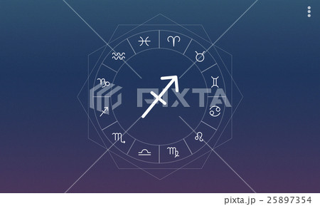 Sagittarius Symbol Horoscope Zodiac Graphic Concept Sagittarius Symbol Horoscope Zodiac Graphic Concept 25897354