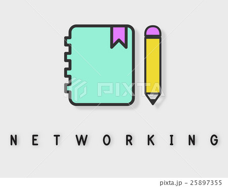 Notebook Pencil Write Communication Graphic Concept Notebook Pencil Write Communication Graphic Concept 25897355