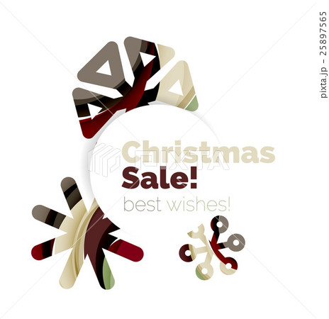Christmas and New Year sale banner 25897565
