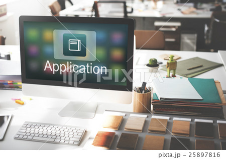 Academic E-Learning Education Online Application Concept 25897816