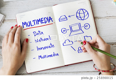 Cyberspace Network Multimedia Innovate Multimedia Concept Cyberspace Network Multimedia Innovate Multimedia Concept 25898015