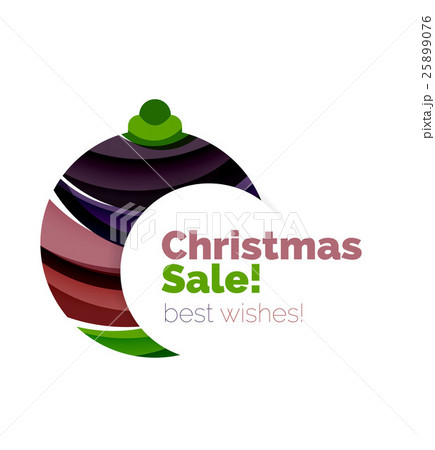 Abstract geometric Christmas banner 25899076