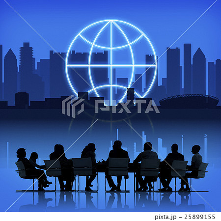 Globe Global Business Planet Shape Concept 25899155