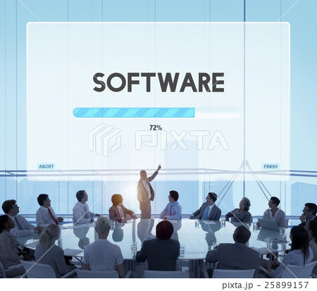 Network Software Upgrade Technology Concept Network Software Upgrade Technology Concept 25899157