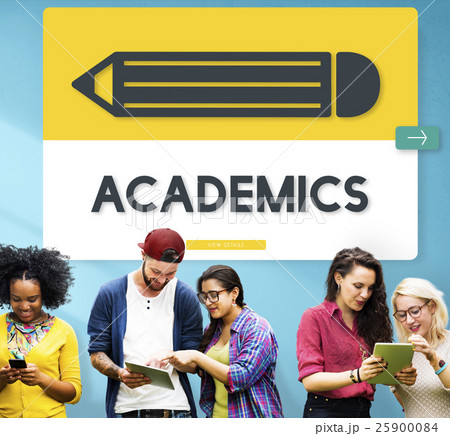 Pencil Education Study Academics Learning Graphic Concept 25900084