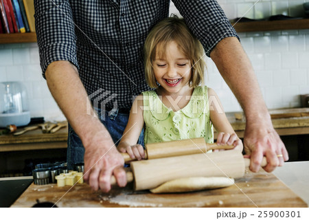 Flour Dessert Cookie Dough Cake Bakery Girl Concept 25900301