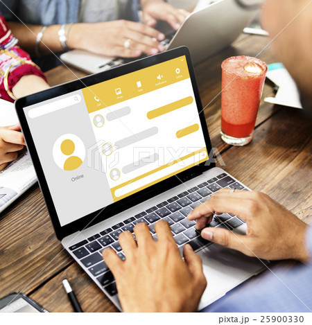 Message Live Chat Communication Concept 25900330