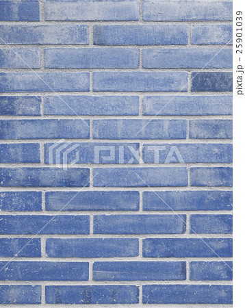 Background of blue brick wall 25901039