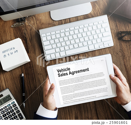 Vehicle Sales Agreement Insurance Concept 25901601