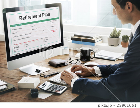 Retirement Plan Loan Liability Tax Form Concept Retirement Plan Loan Liability Tax Form Concept 25901661