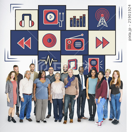 Social Media Entertainment Lifestyle Graphic Concept 25901924