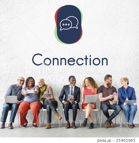 Chat Bubble Speech Cloud Message Graphic Concept 25901965