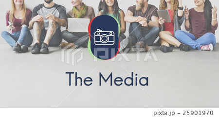 Camera Social Media Digital Graphic Concept 25901970