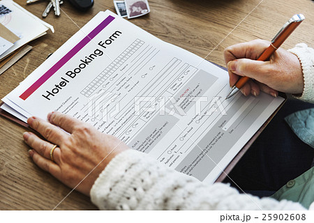Hotel Booking Reservation Form Concept Hotel Booking Reservation Form Concept 25902608