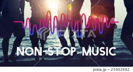Music Waves Audio Lifestyle Concept 25902692