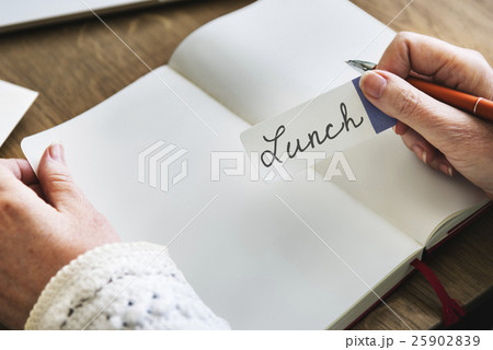 Lunch Planner Agenda List Concept 25902839