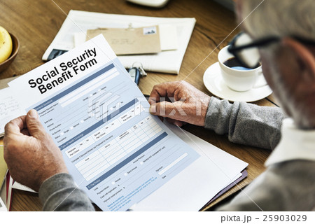 Social Security Benefit Form Concept 25903029
