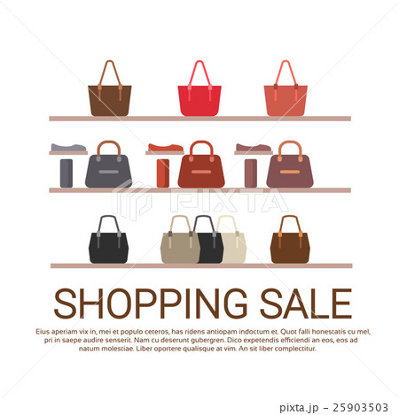 Fashion Shop Interior Big Holiday Sale Shopping 25903503