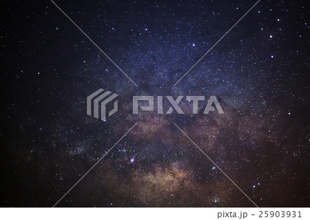 Milky Way Galaxy. Long exposure photograph 25903931