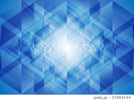 Bright blue tech polygonal background 25904544