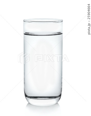 glass of water on white background glass of water on white background 25904664