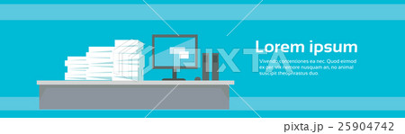 Modern Office Interior Workplace Empty Chair Desk Modern Office Interior Workplace Empty Chair Desk 25904742