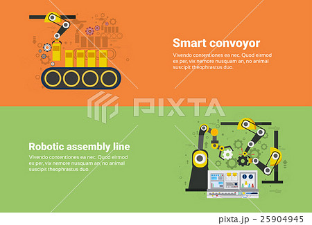 Smart Conveyor, Robotic Assembly Line Industrial 25904945