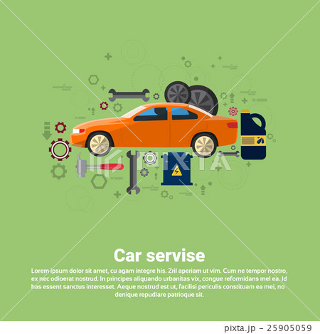 Car Service Auto Mechanics Business Web Banner 25905059