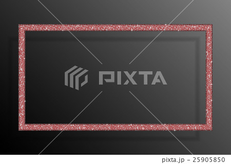 Frame Red Sequins Rectangle. Glitter, Sparkle. Frame Red Sequins Rectangle. Glitter, Sparkle. 25905850