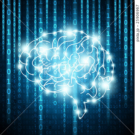 人工知能の脳のイラスト素材 25906967 Pixta