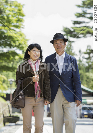 熟年旅行の写真素材