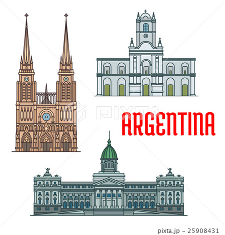 Famous churches and palaces of Argentina Famous churches and palaces of Argentina 25908431
