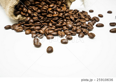 麻袋に入った珈琲豆  25910636