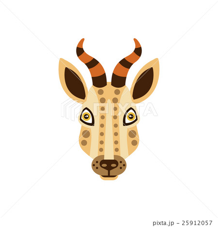 Gazelle African Animals Stylized Geometric Head 25912057