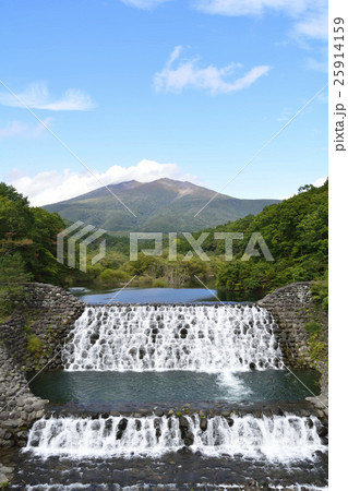横川渓谷(宮城県)のやまびこ吊り橋 25914159
