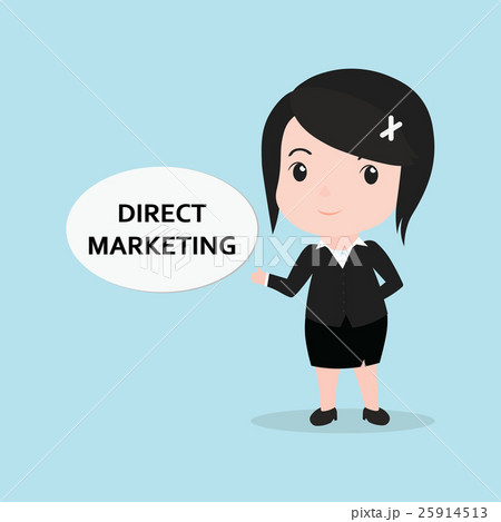 Business Woman concept by direct marketing Business Woman concept by direct marketing 25914513