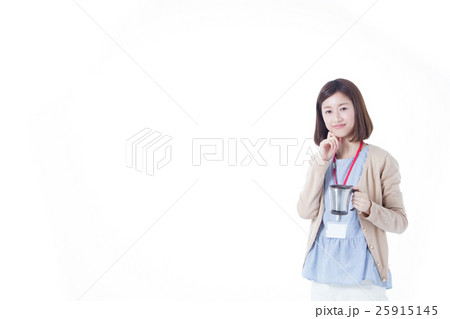 OLポートレート・白バック 25915145