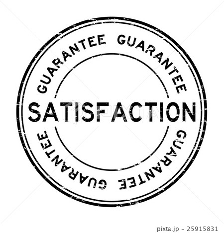 Grunge black satisfaction guarantee rubber stamp Grunge black satisfaction guarantee rubber stamp 25915831