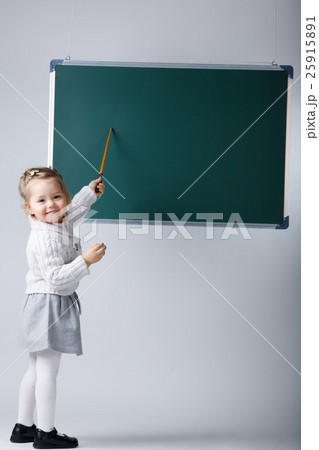 cute little girl with blackboard cute little girl with blackboard 25915891
