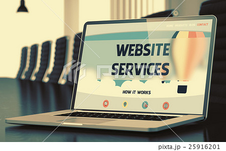 Landing Page of Laptop with Website Services Landing Page of Laptop with Website Services 25916201