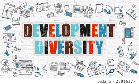 Development Diversity Concept with Doodle Design Development Diversity Concept with Doodle Design 25916377