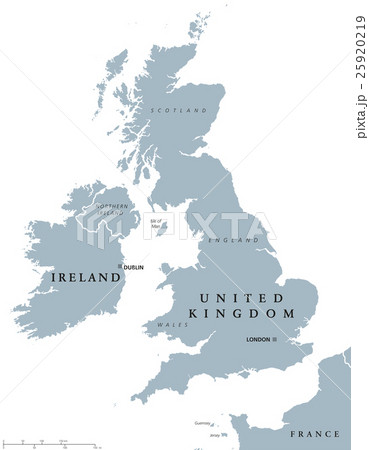 Ireland and United Kingdom political map Ireland and United Kingdom political map 25920219